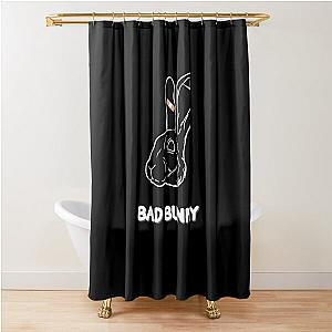 Bad bunny  Shower Curtain