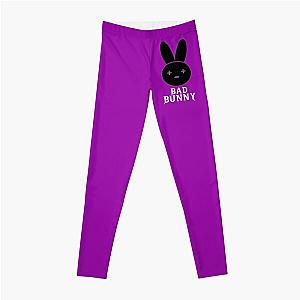 Bad Bunny Black & Purple Leggings