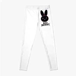 Bad Bunny Black & Purple Leggings