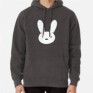 bad bunny baby (white) Pullover Hoodie