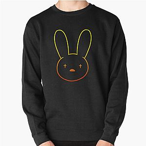 bad bunny (gradient outline) Pullover Sweatshirt