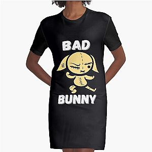 Bad Bunny Target Bunny Funny  Graphic T-Shirt Dress