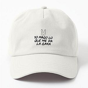  Bad Bunny Lyrics Yo Hago Sticker Dad Hat