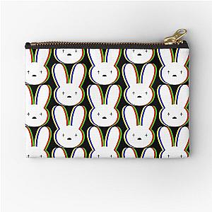 Bad Bunny Pattern Zipper Pouch