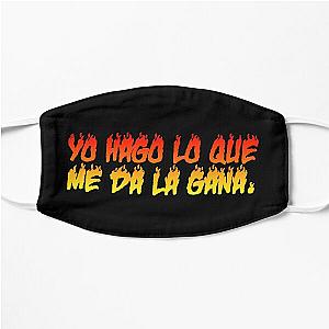 Bad Bunny - Yo Hago Lo Que Me Da La Gana Flat Mask