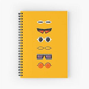 Bad Bunny Sunglasses Spiral Notebook