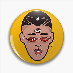 Bad Bunny Graphic  Pin