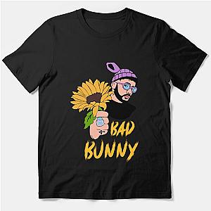 Bad Bunny Dodgers T-Shirt, Bad Bunny sunflower Essential T-Shirt