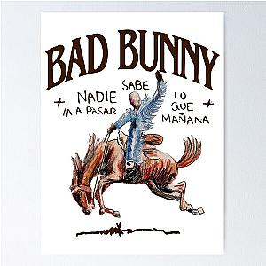 Bad Bunny Nadie Sabe Album Poster