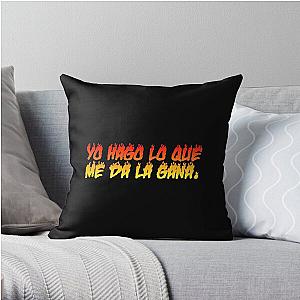 Bad Bunny - Yo Hago Lo Que Me Da La Gana Throw Pillow