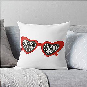 Ojitos Lindos - Bad Bunny Throw Pillow