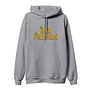 BAD FRIENDS PODCAST – Bad Friends Podcast Grey Pullover Hoodie Official