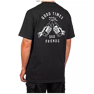 Bad Friends T-shirts - Good Times Bad Friends Cotton Classic T-shirt