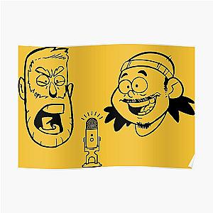 BAD FRIENDS PODCAST - BOBBY LEE - ANDREW SANTINO Poster Official Merch RB1111