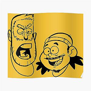 BAD FRIENDS PODCAST - BOBBY LEE - ANDREW SANTINO Poster Official Merch RB1111