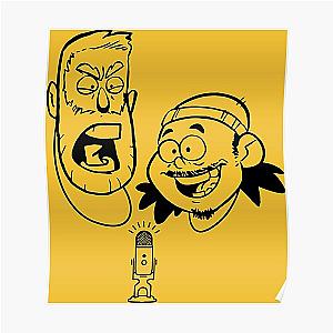 BAD FRIENDS PODCAST - BOBBY LEE - ANDREW SANTINO Poster Official Merch RB1111