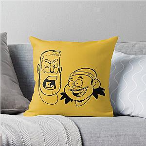 BAD FRIENDS PODCAST - BOBBY LEE - ANDREW SANTINO Throw Pillow Official Merch RB1111