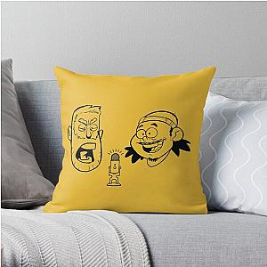 BAD FRIENDS PODCAST - BOBBY LEE - ANDREW SANTINO Throw Pillow Official Merch RB1111