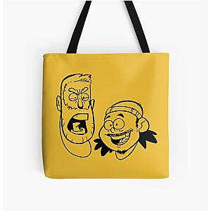 BAD FRIENDS PODCAST - BOBBY LEE - ANDREW SANTINO All Over Print Tote Bag Official Merch RB1111