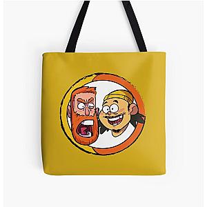 BAD FRIENDS PODCAST - BOBBY LEE - ANDREW SANTINO All Over Print Tote Bag Official Merch RB1111