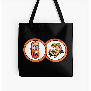 BAD FRIENDS PODCAST - BOBBY LEE - ANDREW SANTINO All Over Print Tote Bag Official Merch RB1111