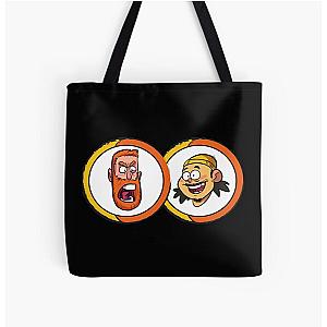 BAD FRIENDS PODCAST - BOBBY LEE - ANDREW SANTINO All Over Print Tote Bag Official Merch RB1111