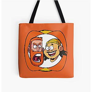 BAD FRIENDS PODCAST - BOBBY LEE - ANDREW SANTINO All Over Print Tote Bag Official Merch RB1111