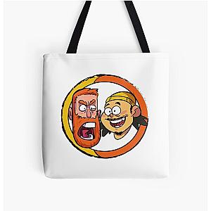 BAD FRIENDS PODCAST - BOBBY LEE - ANDREW SANTINO All Over Print Tote Bag Official Merch RB1111