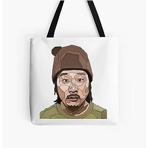 Bad Friends Podcast - Bobby Lee All Over Print Tote Bag Official Merch RB1111