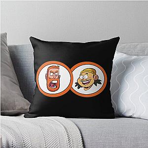 BAD FRIENDS PODCAST - BOBBY LEE - ANDREW SANTINO Throw Pillow Official Merch RB1111