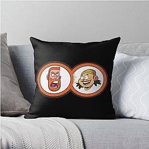 BAD FRIENDS PODCAST - BOBBY LEE - ANDREW SANTINO Throw Pillow Official Merch RB1111