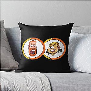 BAD FRIENDS PODCAST - BOBBY LEE - ANDREW SANTINO Throw Pillow Official Merch RB1111