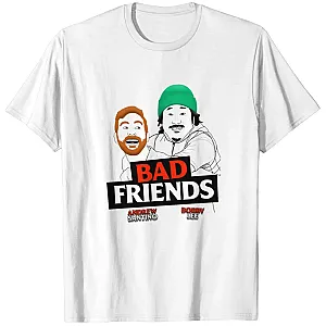 Bad Friends Podcast Graphic T Shirts