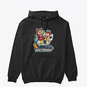 Bad Friends Hoodies – Funny Cartoon Printed Pullover Hoodie