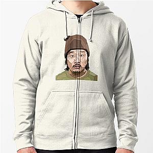 Bad Friends Jackets - Bobby Lee Fan Art Printed Zipped Hoodie