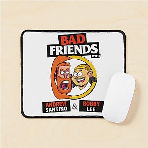 Bad Friends Mousepad - Andrew Santino Bobby Lee Cartoon Printed Mouse Pad