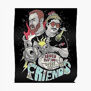 Bad Friends Posters - Andrew Santino &amp; Bobby Lee Fan Art Poster
