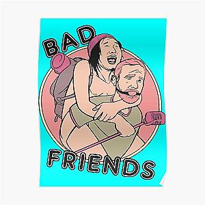 Bad Friends Posters - Bad Friends Piggyback Decor Wall Poster