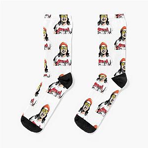 Bad Friends Socks - Bobby Lee Pattern Printed Sock