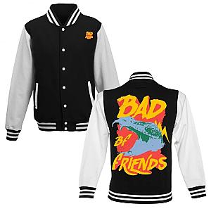 Bad Friends Jackets – Bad Friends BF Black Baseball Jacket