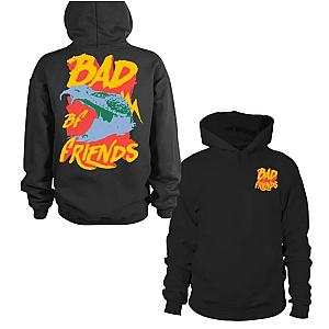 Bad Friends Hoodies - Bad Friends BF Graphic Pullover Hoodie