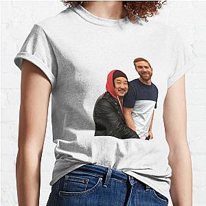 Bad Friends T-Shirts - Andrew Santino Bobby Lee Photo Print T-Shirt