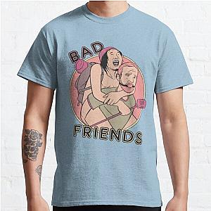 Bad Friends T-Shirts - Bad Friends Podcast Light Blue T-Shirt