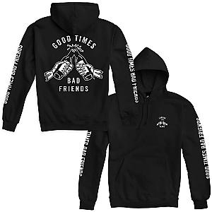 Bad Friends Hoodies - Good Times Bad Friends Pullover Hoodie