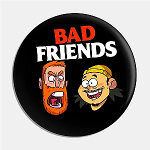 Bad Friends Podcast Pin - Bad Friends Logo Classic Pin
