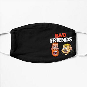 Bad Friends Face Masks -  OG Tee Bobby Lee Andrew Santino  Flat Mask