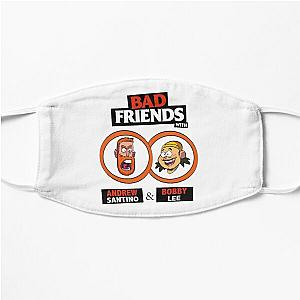 Bad Friends Face Masks - Bobby Lee &amp; Andrew Santino Flat Mask