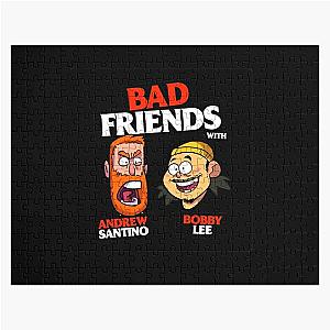 Bad Friends Puzzles - Bad friends podcast T-Shirt Jigsaw Puzzle