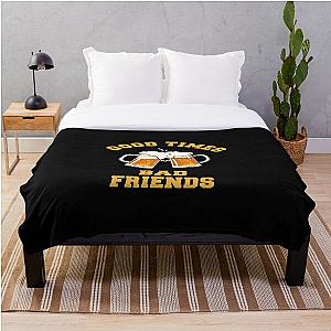 Bad Friends Blanket - GOOD TIMES Bad Friends Essential T-Shirt Throw Blanket