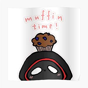 BadBoyHaLo Posters - BadBoyHalo Muffin Time merch Poster RB0206